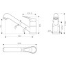 Смеситель OMOIKIRI TATEYAMA-S-EV 4994139