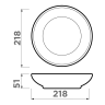 Тарелка глубокая OMOIKIRI SO-01-OL керамика/OLIVE 4911420